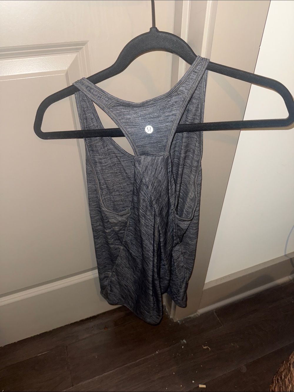 lululemon athletica Heathered Gray Racerback Tank - Picture 3 of 3